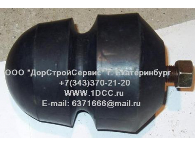 Отбойник рессоры передней круглый с болтом H2/H3 HOWO (ХОВО) WG9725521210 фото 1 Вологда